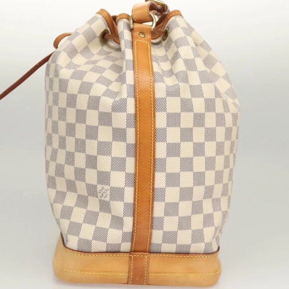 LOUIS VUITTON Damier Azur Noe Shoulder Bag N42222 LV Auth 123746 - Picture 3 of 16